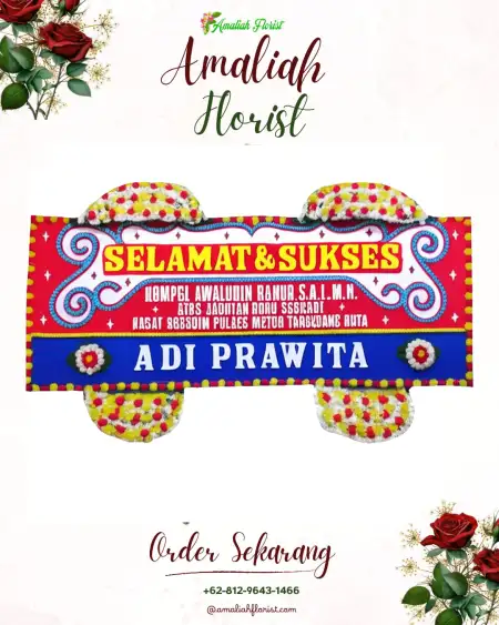 Papan Bunga Ucapan Selamat Mengok